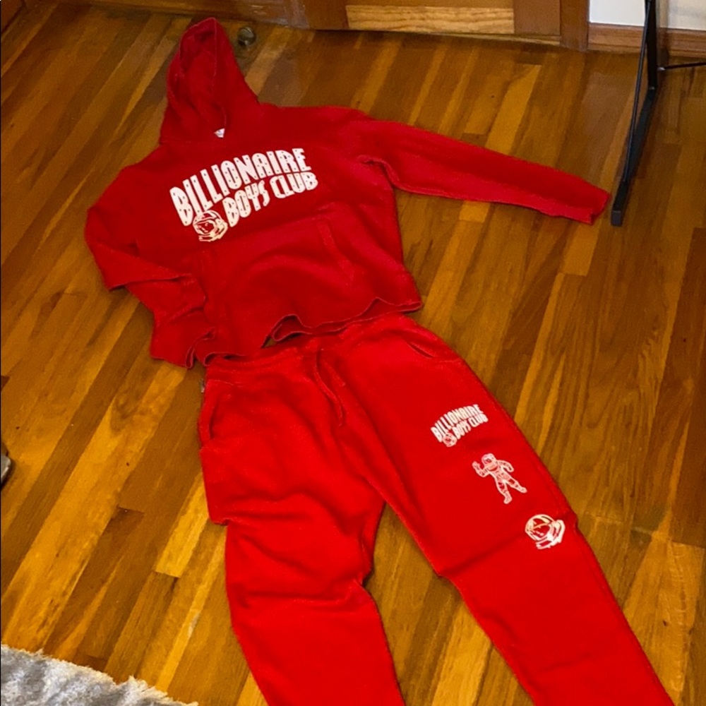 BBC sweatsuit set xl top /large bottom